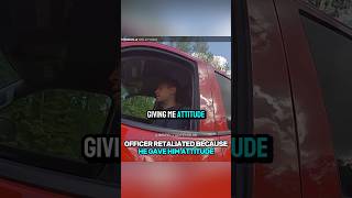 Officer Retaliated Because He Gave Him Attitude 🤯