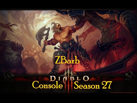 ZBarb Guide for Console D3 | Season 27 | Support Barbarian Build