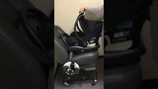 Removing Infant Car Seat from Base