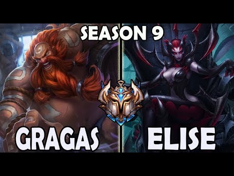 SKT T1 Clid GRAGAS vs ELISE [ Jungle ] Lol Challenger Korea