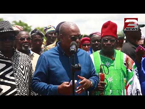 Mahama Visits Bolgatanga Airport Site, Assures of Swift Construction