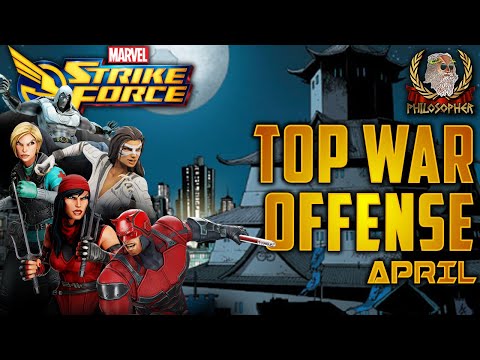 Top War Offense Teams - Tier List and Analysis - April 2021 - Marvel Strike Force - MSF