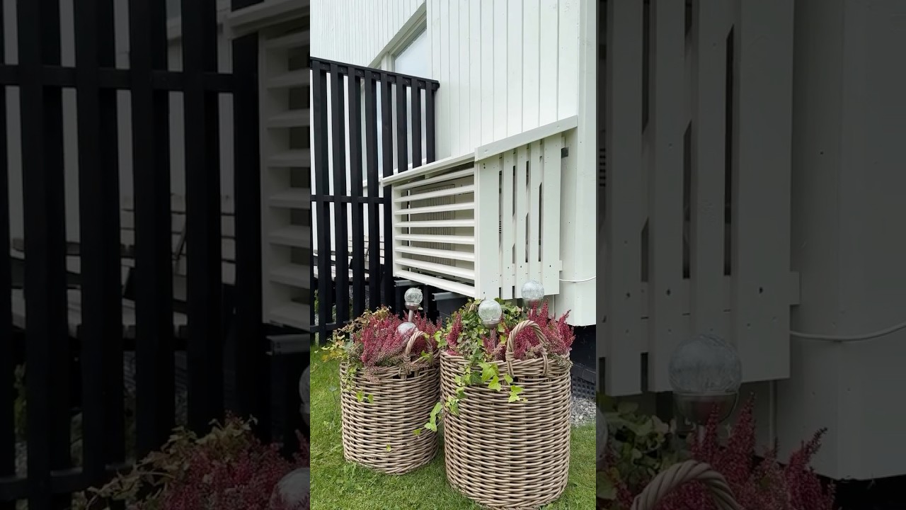 Wärmepumpen Verkleidung - Weiß