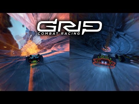 GRIP: Combat Racing Splitscreen Trailer ESRB thumbnail