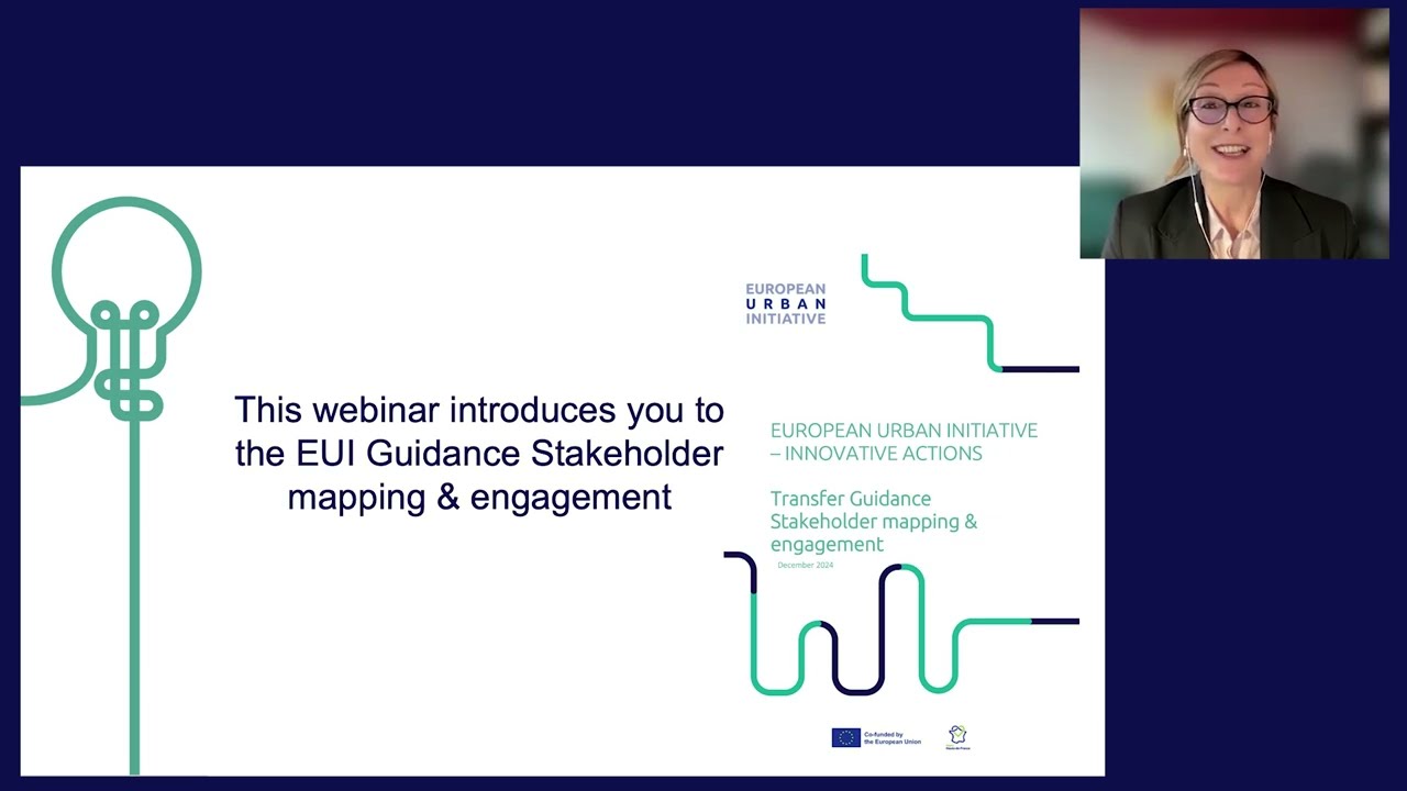 Stakeholder mapping & engagement for Transfer Projects – EUI Innovative Actions training