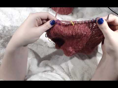 Knitting to sleep - Visual satisfaction. ASMR. (No Sound).