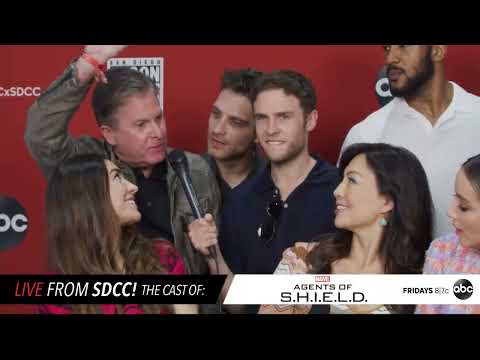 Live from SDCC 2019 with the cast of  Agents of SHIELD