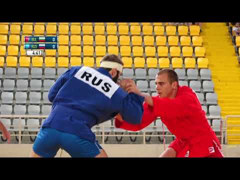 HARKOV (BUL) vs  GERBEKOV (RUS). Men 79 kg. European SAMBO Championships 2021