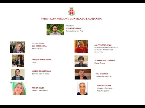 COMUNE PISA - 1A CCG DEL 12 GENNAIO 2026 (ORE 17.00)