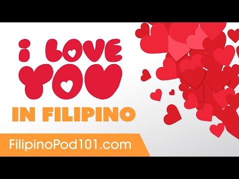 Part of a video titled 3 Ways to Say I Love You in Filipino - YouTube