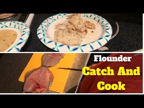 Catch and Cook Flounder Fishing (Very Simple Way)