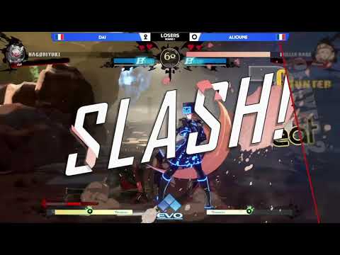 Guilty Gear Strive: Dai vs Alioune - Losers Round 1 - EVO 2021 Online EU