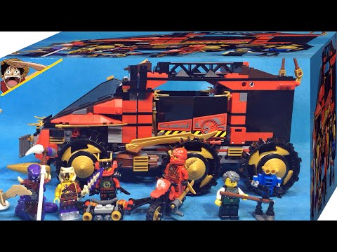 Vidéo LEGO Ninjago 70750 : La base mobile des Ninja