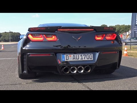 Chevrolet Corvette C7 Z06 'Black Diva' - BRUTAL ACCELERATIONS!