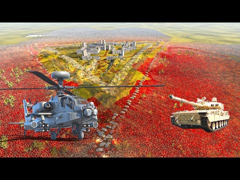 Can A Small Group Of Soldiers Stop 3,000, 000 million Zombies ?? Ultimate Epic Battle Simulator 2