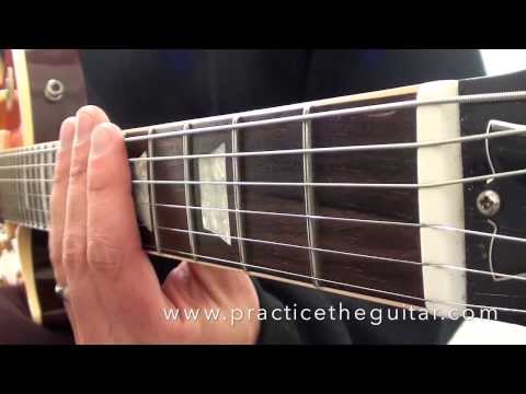 Guitar Lessons-How To Play-Percussive Fret Hand Muting Power Chords-Practice-15-tempos