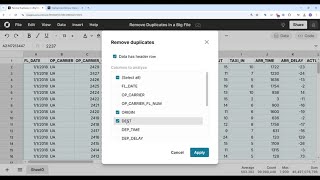 Download the video "How to Remove Duplicates in a Big File and Highlight and Count Unique Values Dynamically"