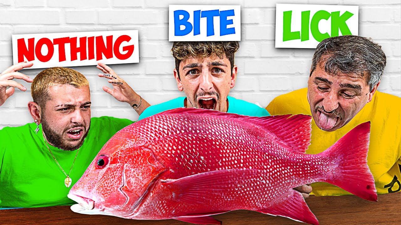 EXTREME Bite, Lick or Nothing Food Challenge! GROSS