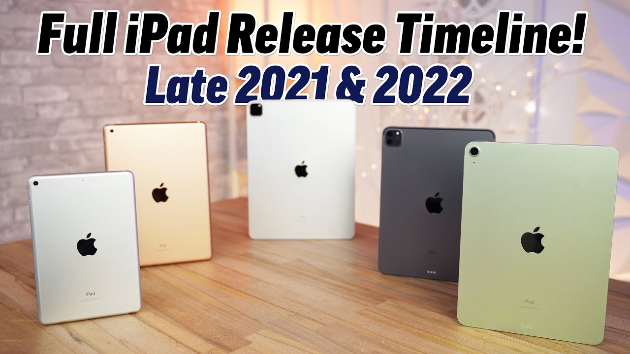 Apple iPad 2021/22 Roadmap Explained! (NEW LEAKS)