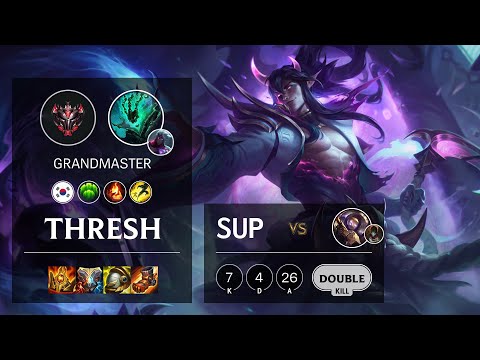 Thresh Support vs Blitzcrank - KR Grandmaster Patch 10.24