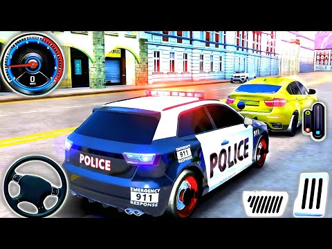 US Police Car Drift in The City Simulator - SUV Cop Patrol Chase Driving - Android GamePlay