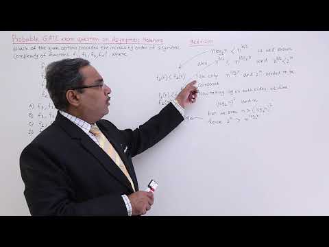 Asymptotic Notations GATE Exercise 2