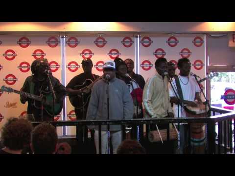 Sierra Leone's Refugee Allstars perform live at Waterloo Records in Austin, TX