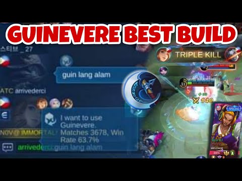 GUINEVERE HIGH MAGIC CRITICAL DAMAGE BUILD | GUINEVERE MOBILE LEGENDS
