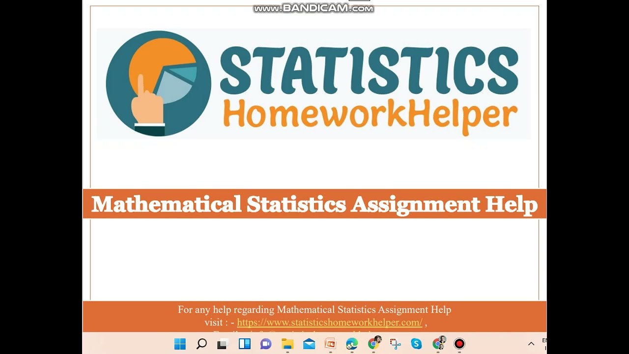 Mathematical Statistics Assignment Help