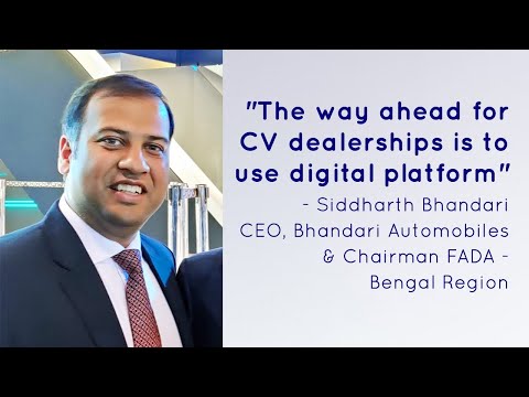 "The way ahead for CV dealerships is to use the digital platform" - Siddharth Bhandari