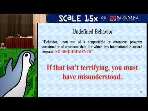 Scale 15x: Undefined Behavior in C and C++ (Original title: THe Young Man and the C Reloaded)