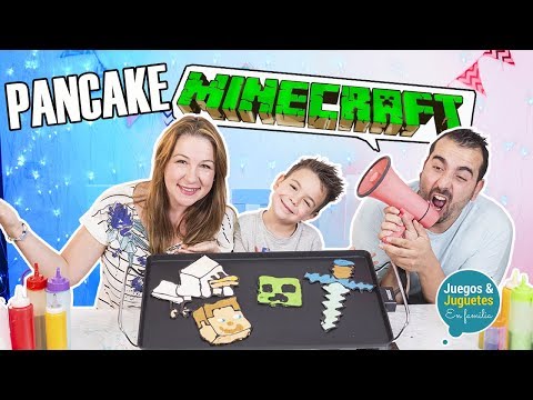 Dibujando PANCAKE art CHALLENGE de MINECRAFT // Nos reta MOMENTOS DIVERTIDOS y retamos a...