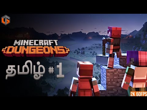 Minecraft |  Minecraft Dungeons Tamil |  Local Co-op Live |  TamilGaming
