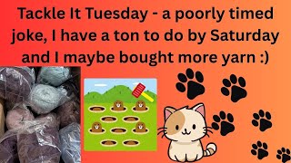 Tackle it Tuesday - amigurumi, baby blanket, a painting and I bought more yarn...
