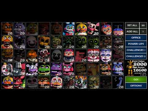 Fnaf UCN guide 40/20 fnaf 4 office 8000 points