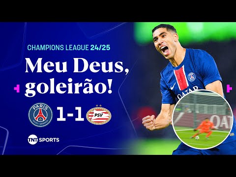 Gols e lances de PSG x PSV