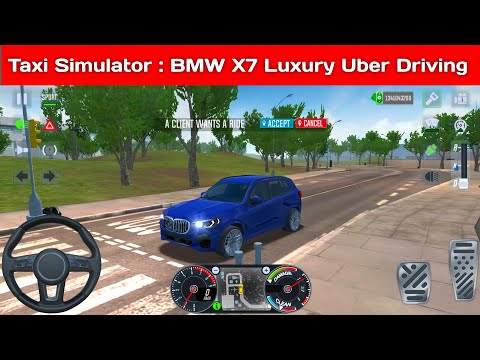 Taxi simulator : BMW X7 Luxury Uber Driving - Android Game