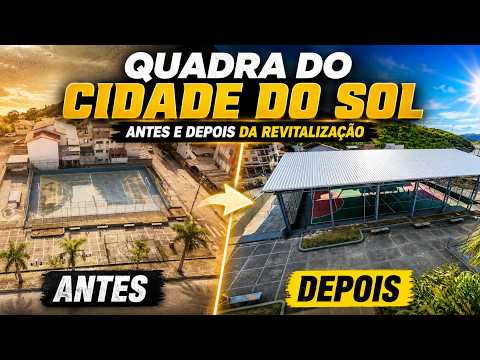 INCRÍVEL! Veja a Transformação da NOVA QUADRA no Bairro Cidade do Sol em Juiz de Fora!