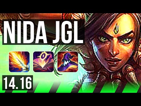 NIDALEE vs LEE SIN (JGL) | 75% winrate, 8/1/7, Godlike | EUW Master | 14.16