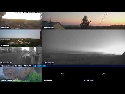 Explosion Kramatorsk cam 6 7/13/2022