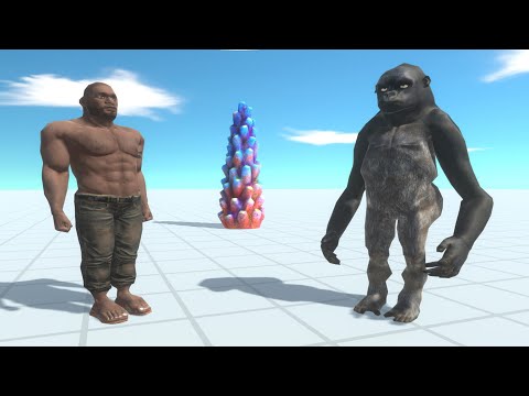Arbs - Modern Humans VS Mutant Primates - (Animal Revolt Battle Simulator)