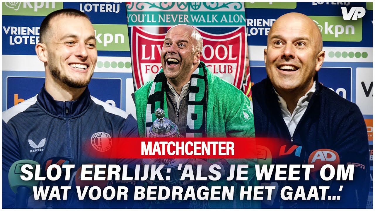 Thumbnail for article: Slot: 'Absoluut de overtuiging dat Feyenoord en Liverpool eruit komen'