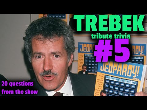 Random Questions Trivia  - ALEX TREBEK tribute #5- 20 Questions From Jeopardy {ROAD TRIpVIA- ep:325]
