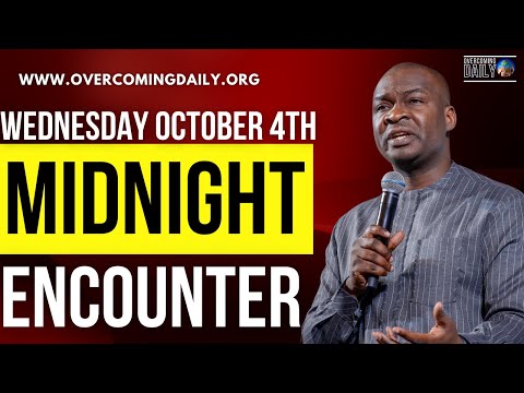 [WEDNESDAY OCT 4TH] MIDNIGHT SUPERNATURAL ENCOUNTER WITH THE WORD OF GOD | APOSTLE JOSHUA SELMAN