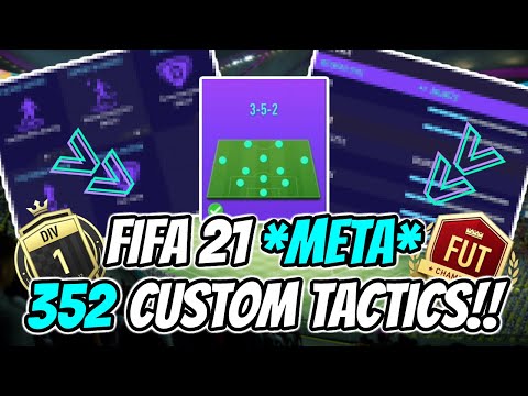 FIFA 21 *NEW* 352 SUPER OP CUSTOM TACTICS/INSTRUCTIONS | POST PATCH | HOW TO WIN MORE GAMES!!