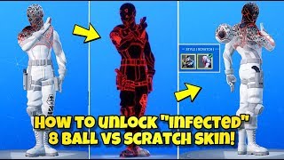 HOW TO GET *NEW* 8 BALL VS STRATCH VIRUS STYLE! Fortnite BR (CORRUPTED SCRATCH SKIN) OVERTIME SKINS!