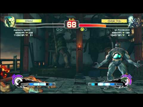 [Sagat] maikeru tan00 vs Id POONGKO [Seth] SSF4 Arcade Edition