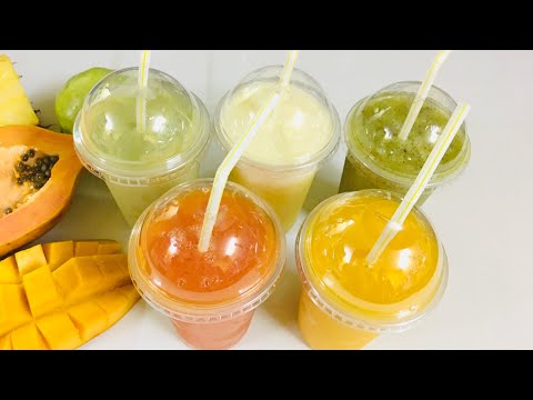 5 Types Of Plain Fresh Fruit juices