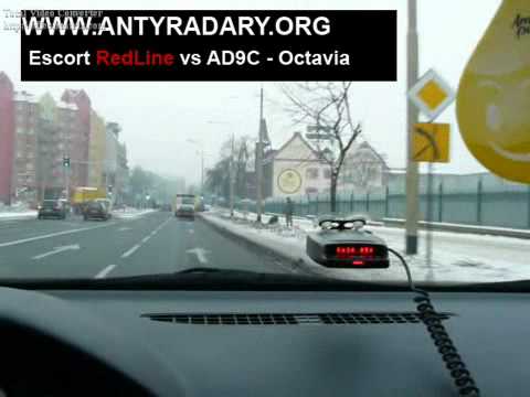 Antyradary Escort Redline - vs ukryty Fotoradar AD9C