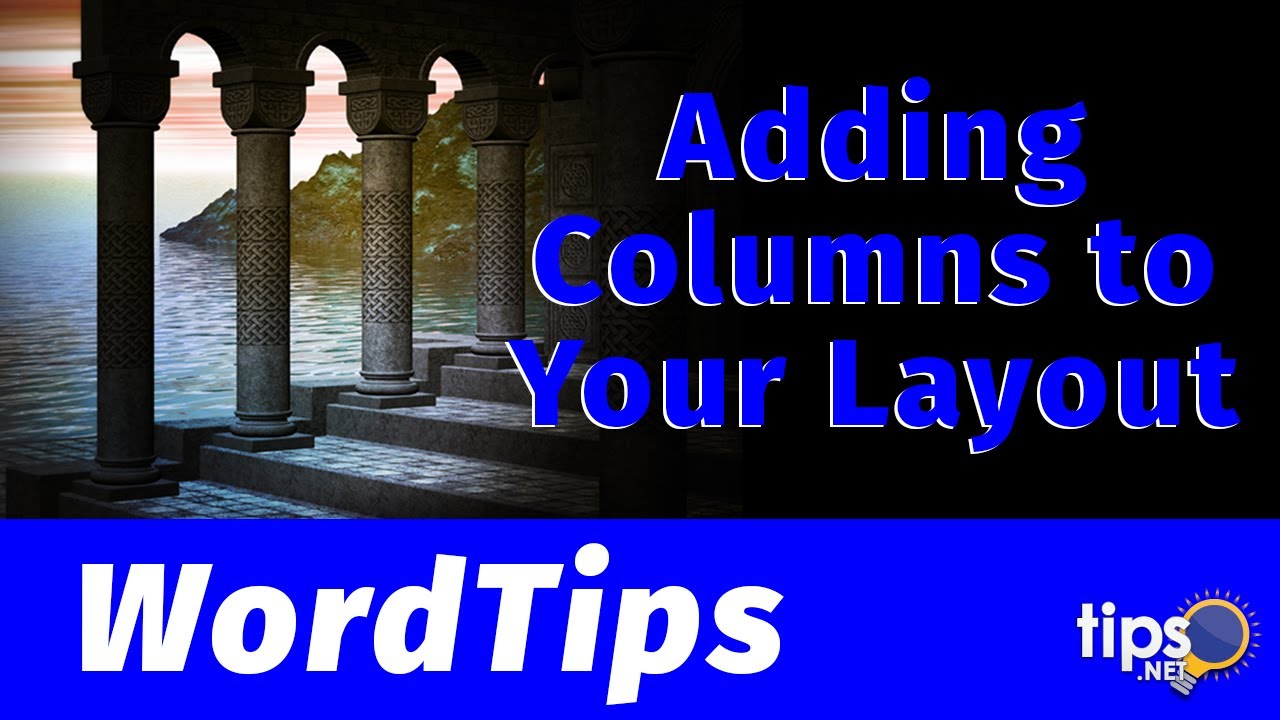 Adding Columns to Your Layout